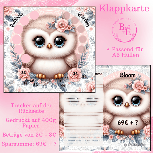 Bloom Klappkarte