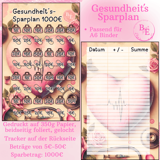 Sparplan Gesundheit