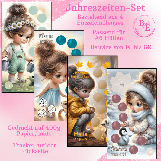 Jahreszeiten Mädels Set