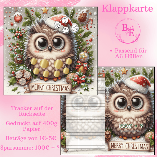 Merry Christmas Klappkarte