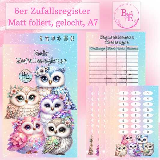 A7 Pastell Register
