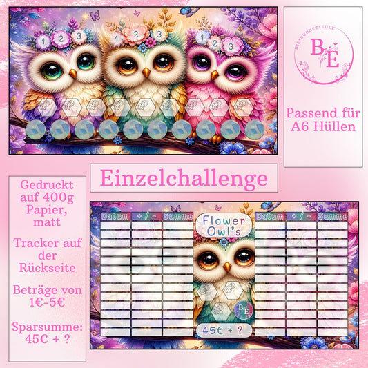 Flower Owls