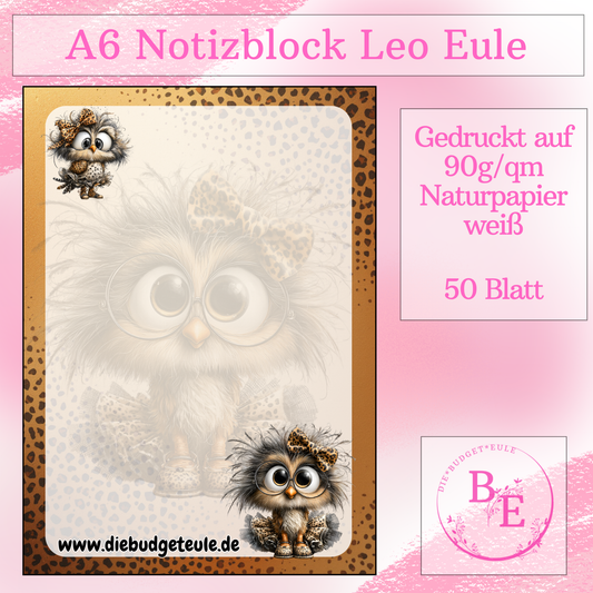 Notizblock A6 Leoeule
