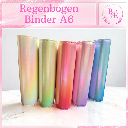 A6 Regenbogen Binder